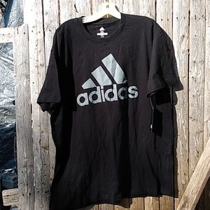 ADDIDAS MEN'S 2XL Casual Cotton Golf Short Sleeve Shirt NWT